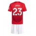 Manchester United Luke Shaw #23 Hjemmedraktsett Barn 2024-25 Korte ermer (+ Korte bukser)